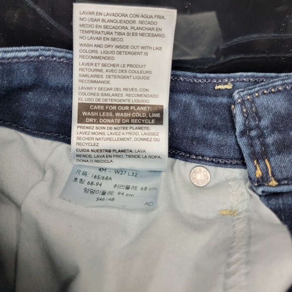 Levi's signature Modern Skinny MidRise W 27 L 32 Blue Jeans Stretchy Women Denim - Picture 4 of 7